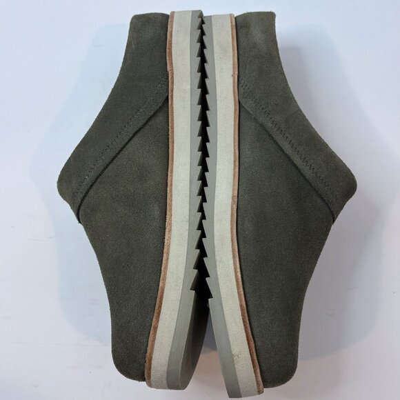 Merrell Olive Green Suede Mules - Picture 5 of 9